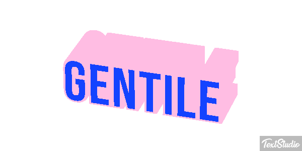 Gentile Effetto testo