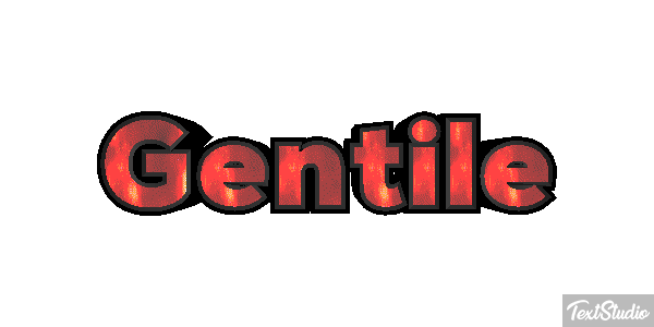Gentile Effetto testo
