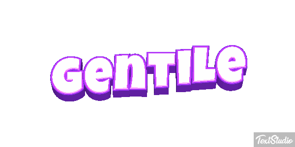Gentile Effetto testo