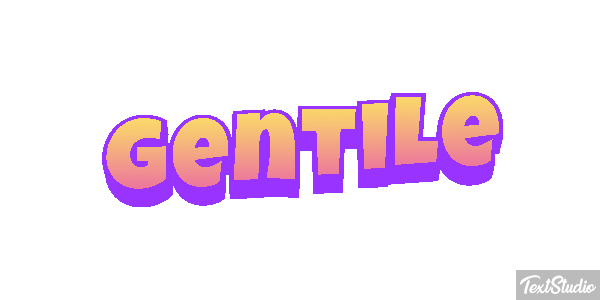 Gentile Effetto testo