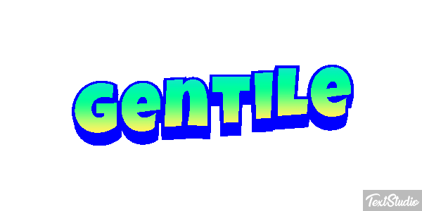 Gentile Effetto testo
