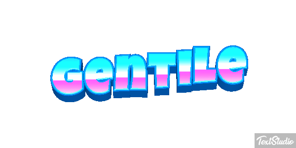 Gentile Effetto testo