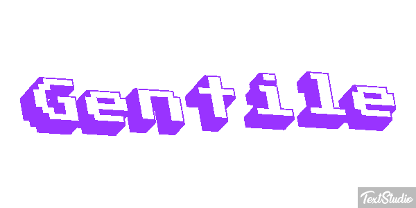 Gentile Effetto testo