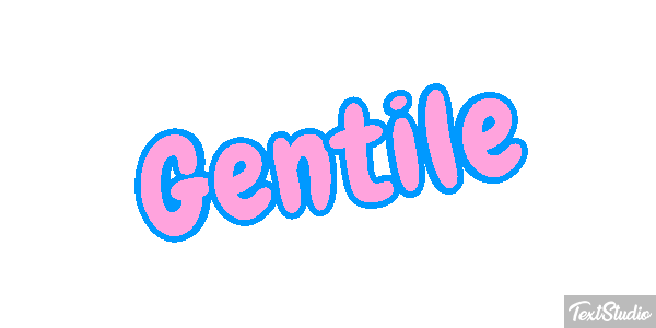 Gentile Effetto testo
