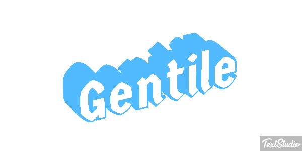 Gentile Effetto testo