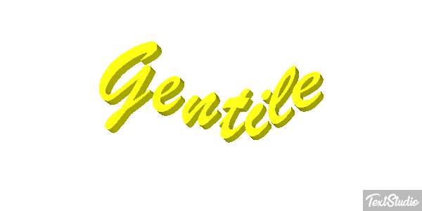 Gentile Effetto testo