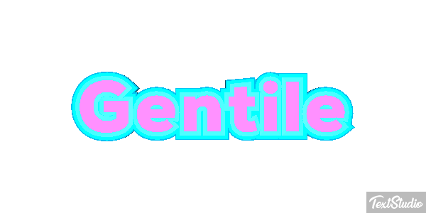 Gentile Effetto testo