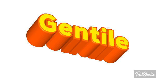 Gentile Effetto testo
