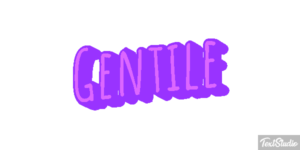 Gentile Effetto testo