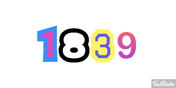 1839 Efekt tekstowy
