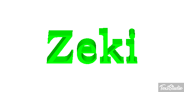 Zeki Texteffekt