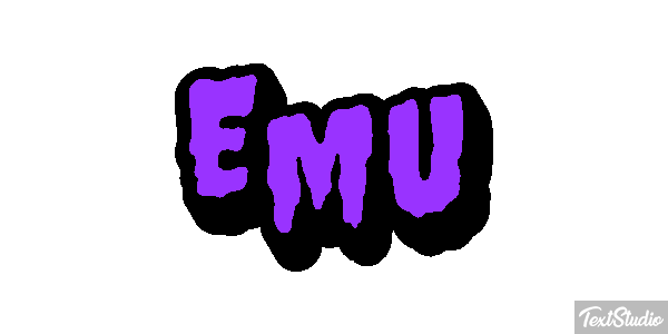 Emú Text effect