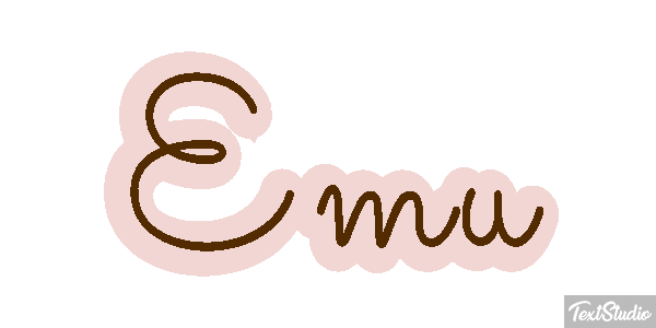 Emú Text effect