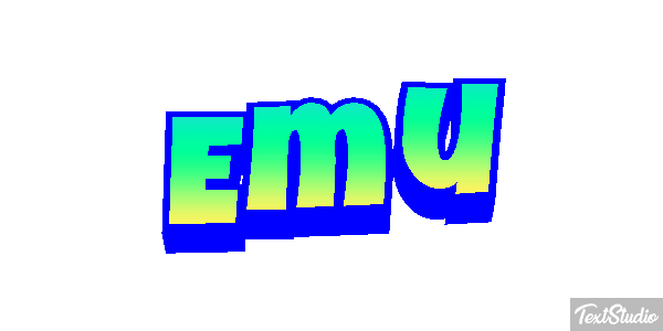 Emú Text effect
