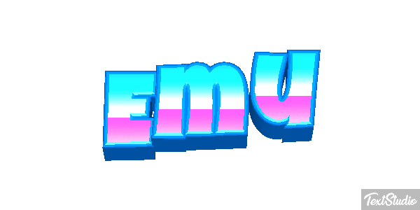 Emú Text effect
