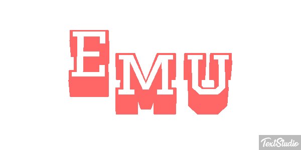 Emú Text effect