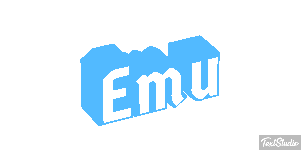 Emú Text effect