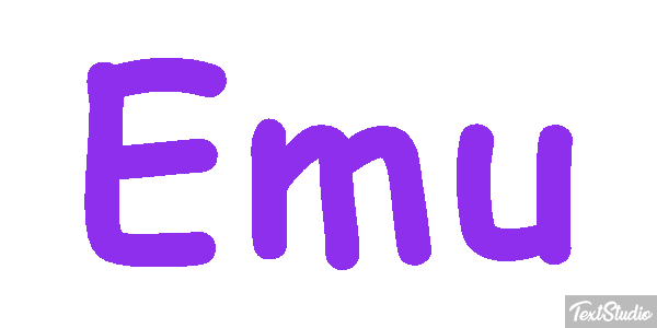 Emú Text effect