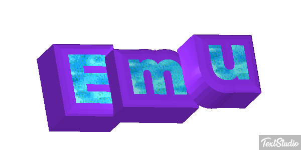 Emú Text effect