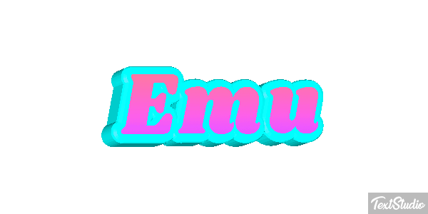 Emú Text effect