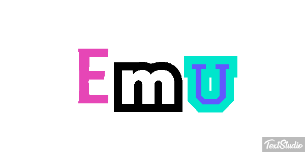 Emú Text effect