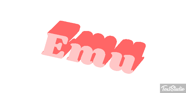 Emú Text effect