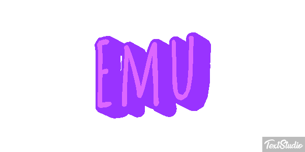 Emú Text effect