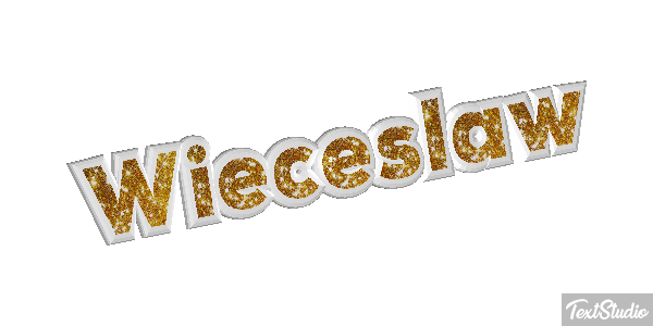 Więcesław Text effect