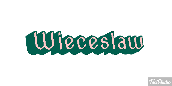 Więcesław Text effect