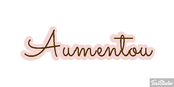 Aumentou Efeito do texto