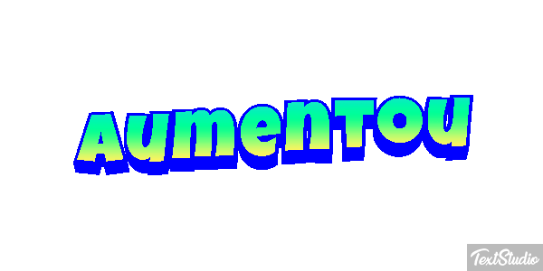 Aumentou Efeito do texto
