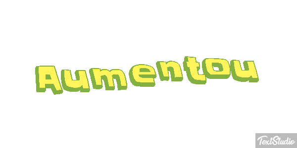 Aumentou Efeito do texto