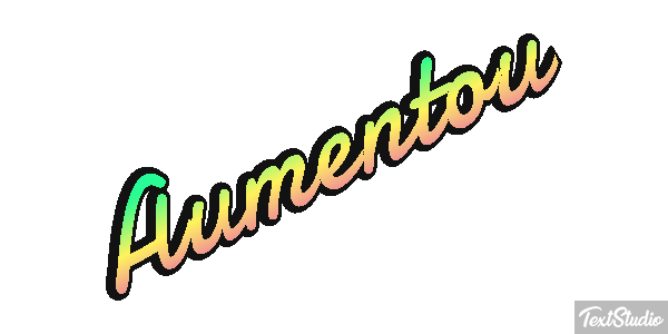 Aumentou Efeito do texto