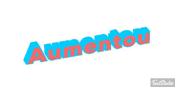 Aumentou Efeito do texto