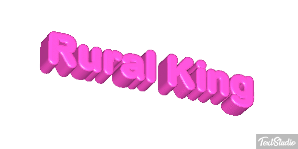 Rural King Efeito do texto