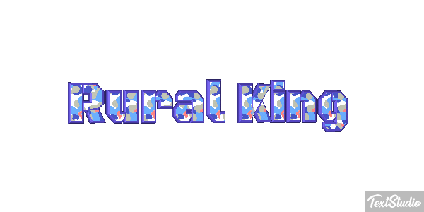 Rural King Efeito do texto