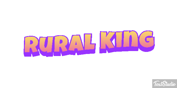 Rural King Efeito do texto