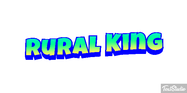 Rural King Efeito do texto