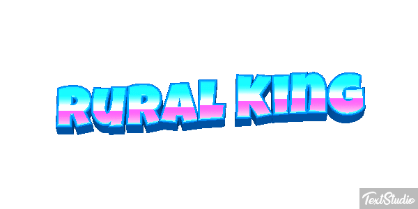 Rural King Efeito do texto