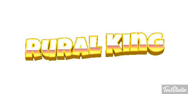 Rural King Efeito do texto