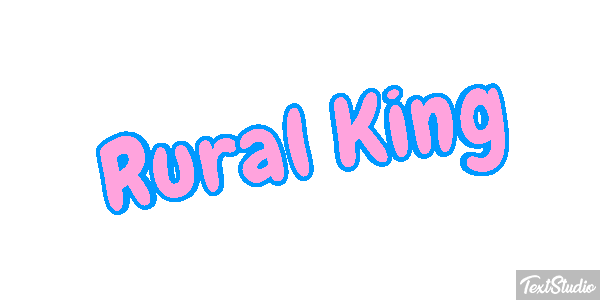 Rural King Efeito do texto