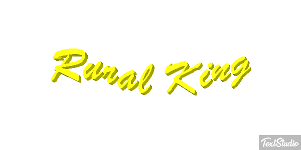 Rural King Efeito do texto
