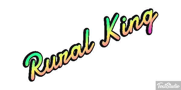 Rural King Efeito do texto