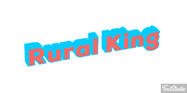 Rural King Efeito do texto