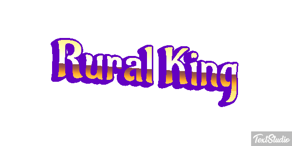 Rural King Efeito do texto