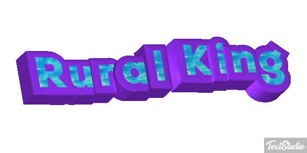 Rural King Efeito do texto