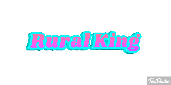 Rural King Efeito do texto