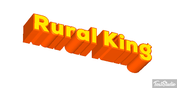 Rural King Efeito do texto