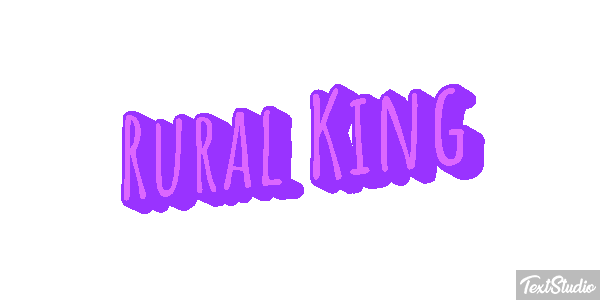 Rural King Efeito do texto