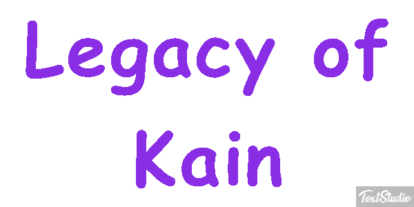 Legacy of Kain Efecto de texto